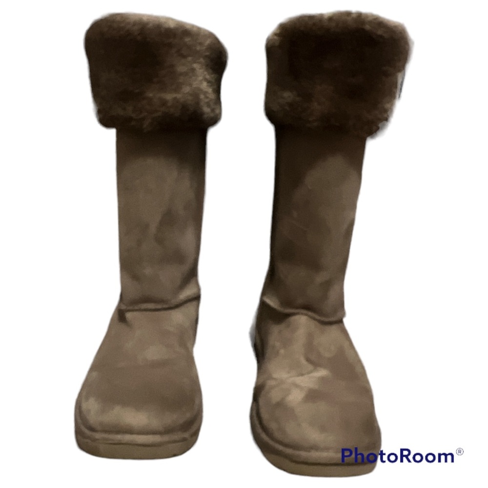 Arizona Jean Company Susie Fur Lined Boots Truffle color size 10